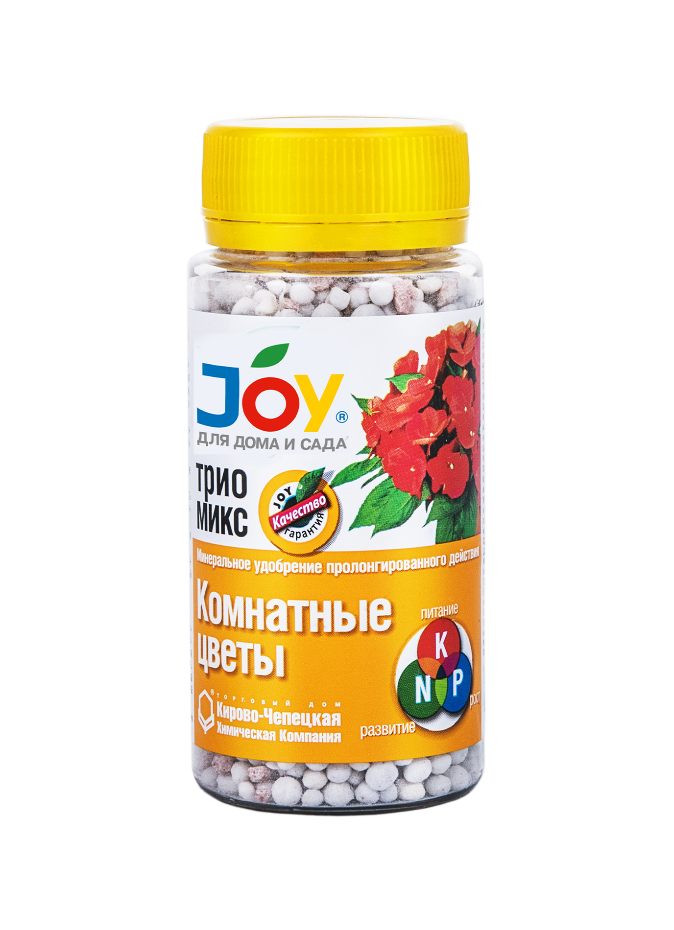 Joy Удобрение ТРИО МИКС “Комнатные цветы”, 100г (кор.64шт)
